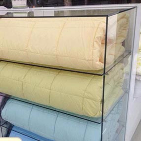 床上用品玻璃展示柜