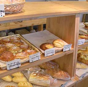 實木面包展示柜定做