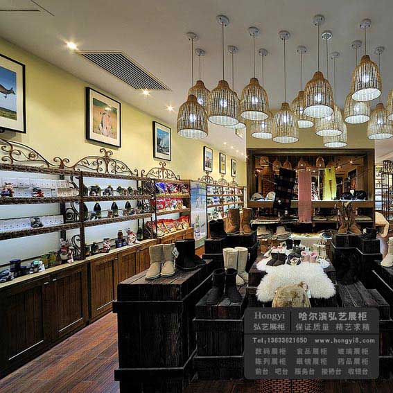 哈爾濱鞋類展柜皮具展示柜