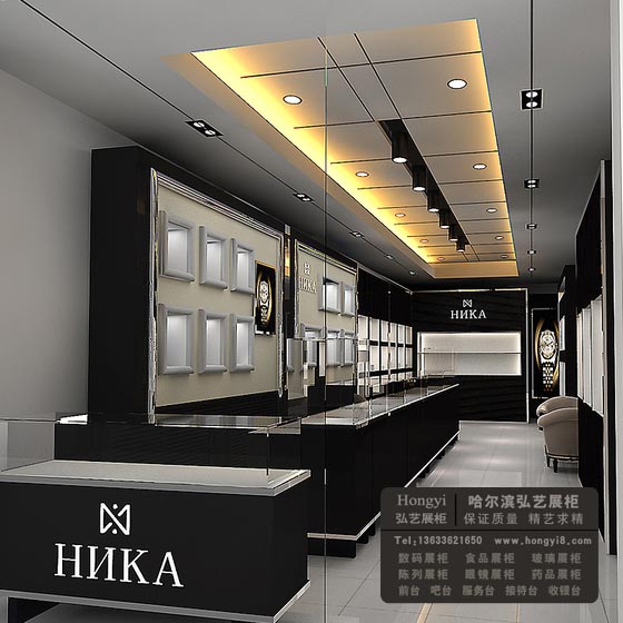 時尚名表展柜定做