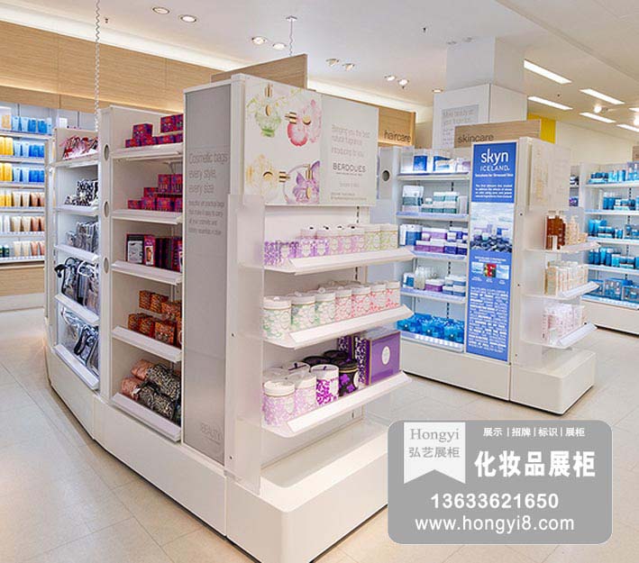 哈爾濱烤漆展柜 服裝展柜 化妝品展柜定做